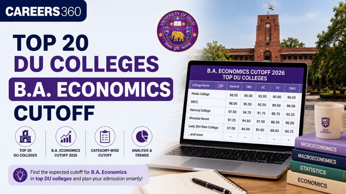 Top 20 DU BA Economics College Cutoff: College-wise List